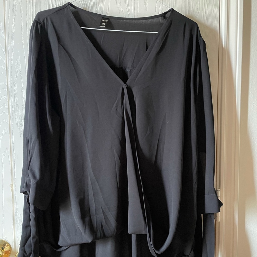 SHEIN Black Blouse